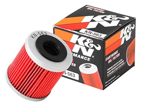 Image of K&N Motorcycle Oil Filter: High Performance, Premium, Designed to be used with Synthetic or Conventional Oils: Fits Select Aprilia, Derbi, Husqvarna Vehicles, KN-563