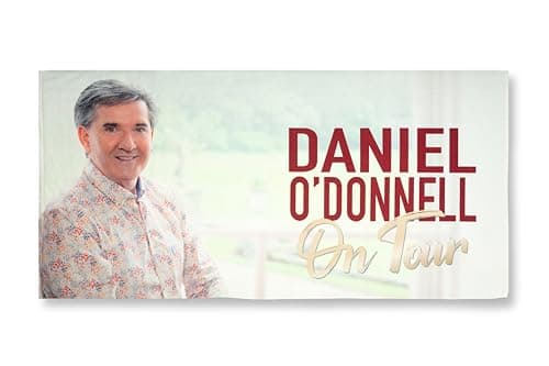 Image of Green Listing LTD Daniel O'Donnell On Tour Beach Towel, Large - 140 cm x 70 cm
