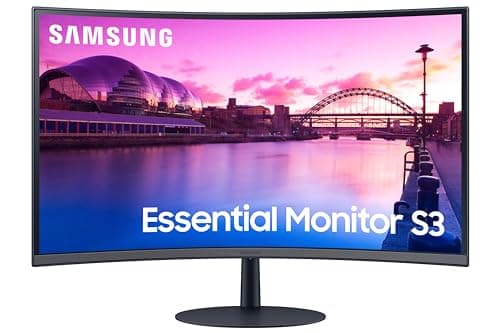Image of Samsung LS27C390EAUXXU 27" Curved FullHD 1080p Monitor with Speakers - 1920x1080, HDMI, Displayport, Freesync