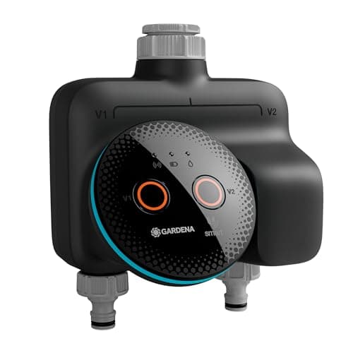 Image of Gardena smart Dual Water Control water controls; smart: Data-driven irrigation*, Smart home integration*, For two independent garden spaces, valve technology (19034-20)