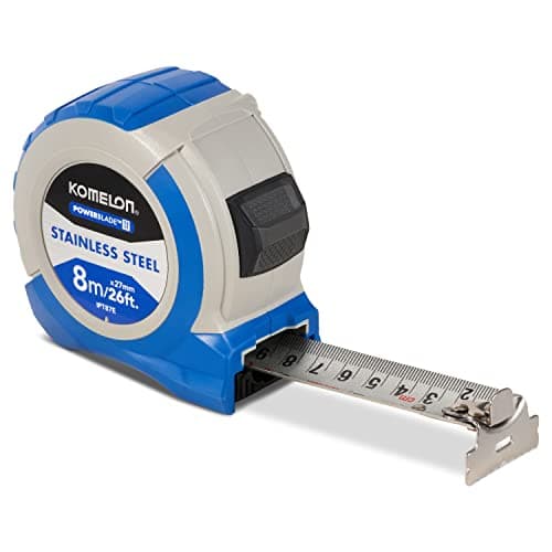 Image of Komelon Stainless Steel PowerBlade™ Pocket Tape 8m/26ft (Width 27mm)