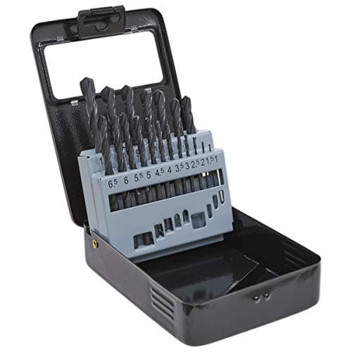 Image of Sealey Dbs19Rf Hss Roll Forged Drill Bit Set 19Pc 1-10Mm