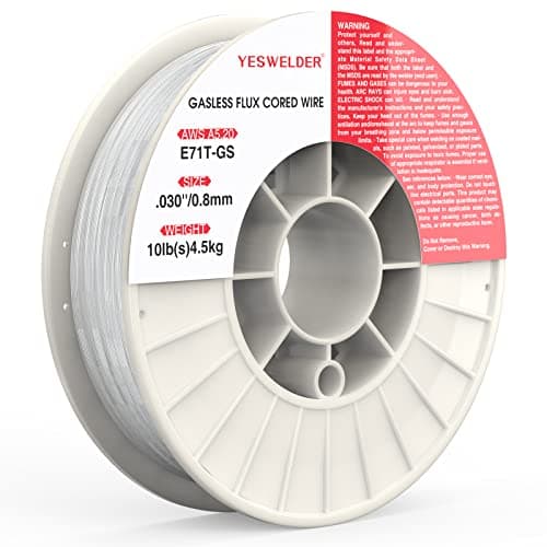 Image of YESWELDER Flux Cored Wires 4.5kg E71T-GS 0.8mm for MIG Welder Gasless MIG Welding Wire Universal Mild Carbon Steel Self-Shielded MIG Wire