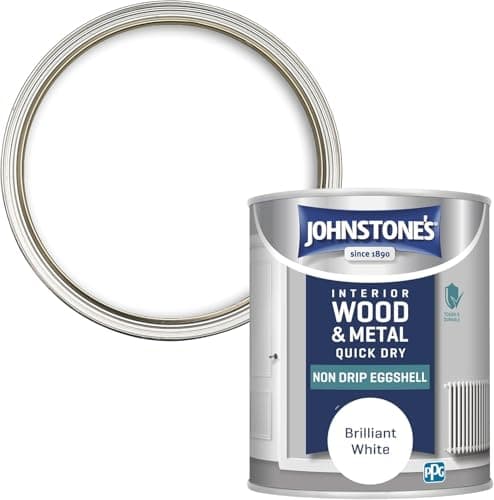 Image of AXpower Inspirational Technology Empowering People Quick Dry Eggshell Paint 750ml – Pure Brilliant White – Low Sheen Interior Paint for Walls, Woodwork, Doors & Trim – Durable & Washable Finish