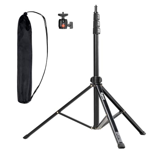 Image of SMALLRIG 78.7"/ 200cm Light Stand Photography Tripod, Max Load 4kg, Compact Lightstand for Reflector, Ring Light, Small Softbox and COB Light, Umbrellas, Folded Size 22"/ 56cm RA-S200-4379