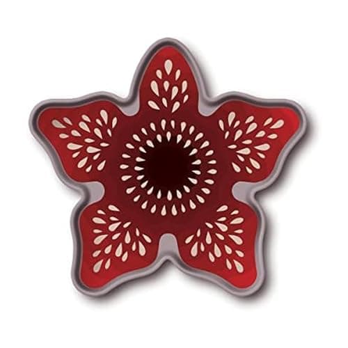 Image of Genuine Fred Stranger Things Demogorgon Trinket Tray, Red, Rectangular, Plastic, 100% Plastic, Heavyweight Melamine, 5.9" x 5.1" x 0.6", Officially Licensed Netflix Collectible