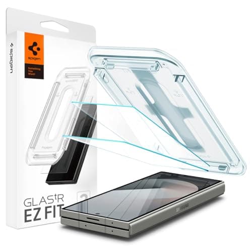 Image of Spigen 2 Pack Glas.tR EZ Fit Tempered Glass External Screen Protector for Samsung Galaxy Z Fold 6
