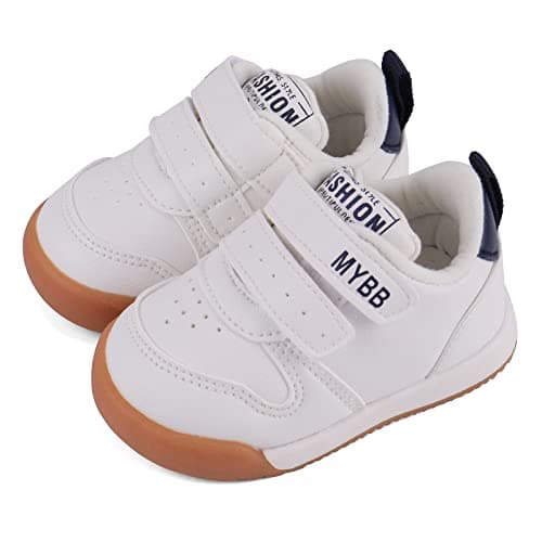 Image of Cheerful Mario Baby First Walking Shoes Toddlers Boys Girls Sneakers Baby Trainers Breathable Flexible Anti Slip Sole White-DB 5 UK Child