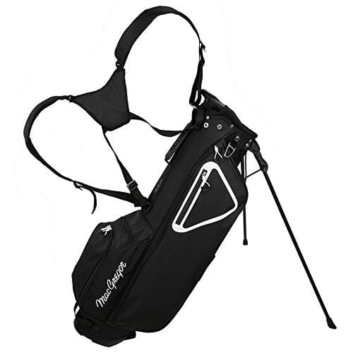 Image of MacGregor Golf MacTec Stand Bag - Slim Lightweight 7" Golf Bag, Black/White
