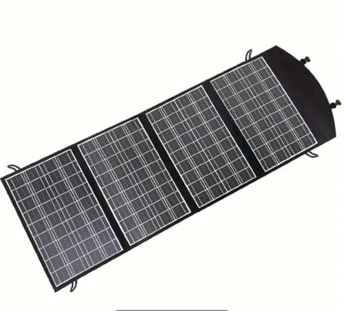 Image of 60W Portable Solar Panel for Power Station Generator, Monocrystalline Solar Charger High Efficiency with DC/USB-A/Type-C Outdoor, Foldable Solar Panel/Camping, Truck, Phone, Laptop/Waterproof