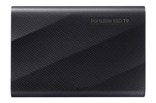 Image of Samsung T9 Portable SSD 1TB, Up to 2,000MB/s, USB 3.2 Gen 2x2 External Solid State Drive, Up to 3 m drop resistant, for Creative professionals, YouTubers, Content creators, Mac compatible, MU-PG1T0B
