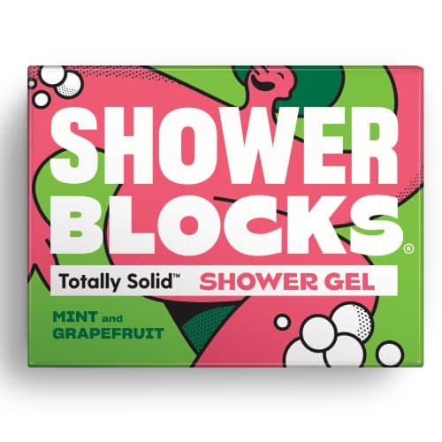 Image of Shower Blocks - Mint & Grapefruit Solid Shower Gel | Plastic, Cruelty and Paraben Free | Vegan | Moisturising Body Soap For The shower