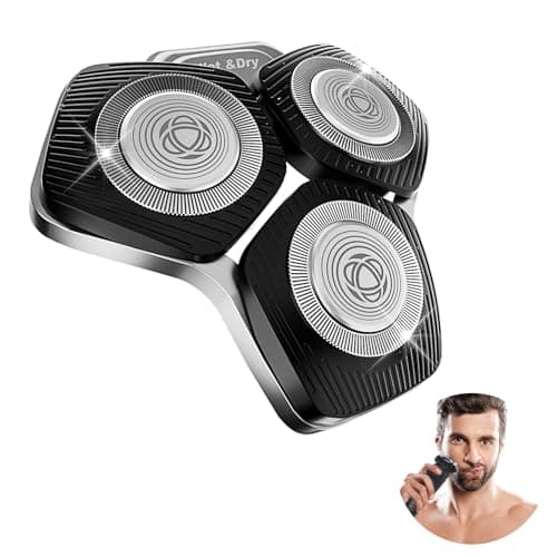 Image of SH71/50 Shaving Heads Compatible with Shavers Series S5000 (S5XXX),S7000 (S7XXX) for SH60/70, and SH70/70 (Black)