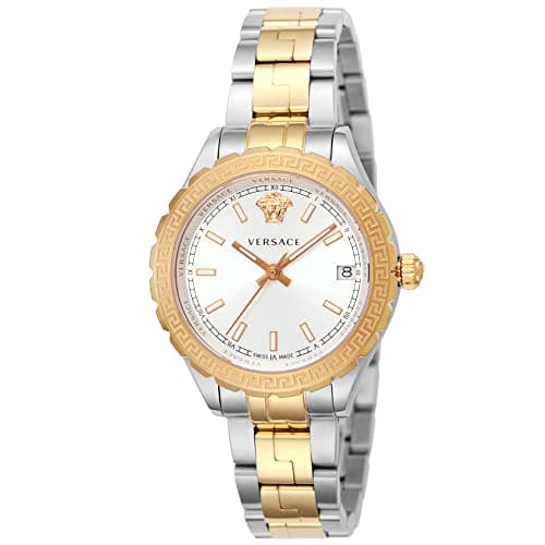 Image of HELLENYIUM HELLENYIUM Helenio GMT Stainless Steel Dial Sapphire Crystal Quartz 35mm Ladies Watch, White, 100 Pieces, Bracelet Type