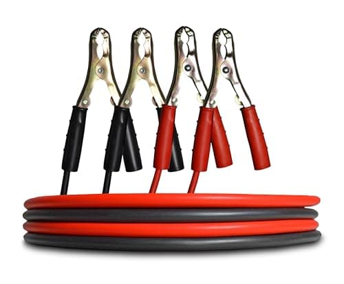Image of Maypole 170 Amp 2 m Jump Leads 7.5 mm² Emergency Booster Cables for Motorbikes, Cars