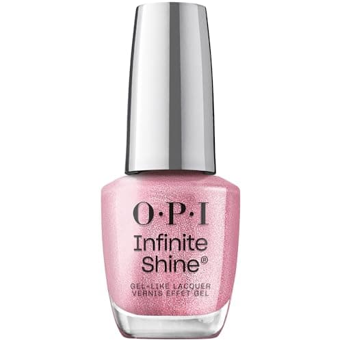 Image of OPI Infinite Shine Nail Polish - Shined, Sealed, Delivered - Gel Like & Long Lasting Berry Pink Nail Polish - with Pre-Cured Gel Technology & OPI Pro-Wide Brush (15ml)