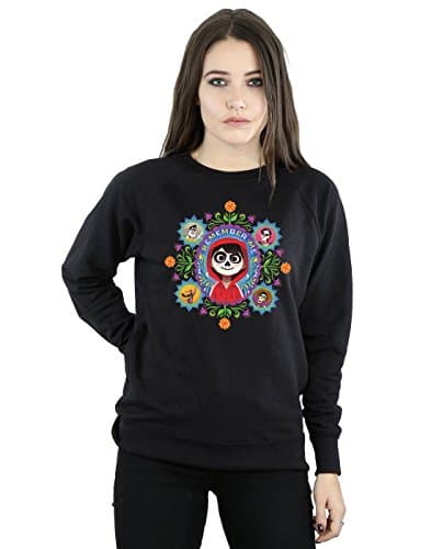 Image of Disney Women's Coco Remember Me Sweatshirt Small Black
