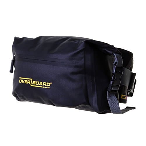 Image of Overboard Unisex Overboard Pro Light Waterproof Waist Pack, Black, 4 Litres UK