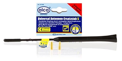 Image of Note Alca Germany radio car aerial antenna genuine quality replacement AM/FM radio bee sting mast screw in type 23cm S size