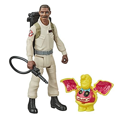 Image of Ghostbusters Fright Features Winston Zeddemore Figure with Interactive Ghost Figure and Accessory for Kids Ages 4 and Up Great Gift for Kids and Fans