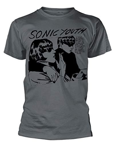 Image of Plastic Head Sonic Youth 'Goo Album Cover' (Grey) T-Shirt (Small)