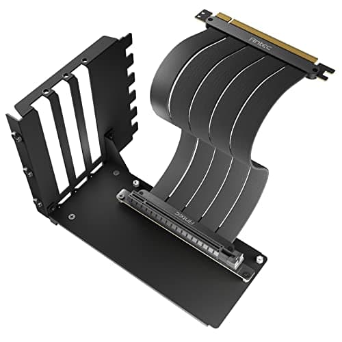 Image of Antec 200Mm Pcie 4.0 Riser Cable With Bracket Mount Black