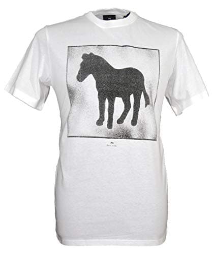 Image of Paul Smith Men`s Spray Zebra T-Shirt - White (M)