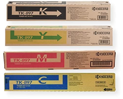 Image of Kyocera Laser Toner tk-897 °C 6000pages Cyan Laser Toner Cartridge – Toner & Laser Cartridge (Cyan, Kyocera FS-C8025MFP FS-C8525 MFP, TASKALFA 255 °C FS-C8520 MFP, TASKALFA 205 °C, One Piece (S) Laser Toner, 6000 Page Yield)