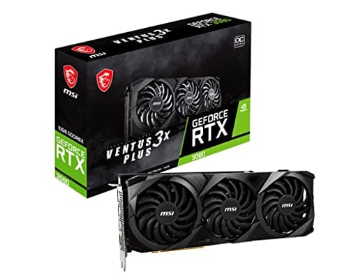 Image of MSI Ventus GeForce RTX 3080 10GB GDRR6X 320-Bit 19 Gbps PCI Express 4.0 Graphic Card (GeForce RTX 3080 Ventus 3X Plus 10G OC LHR)