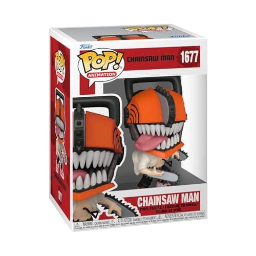 Image of Funko POP! Animation - Chainsaw Man - Bloody - 1 in 6 chance of receiving the rare Chase variant - Styles may vary - Collectable Vinyl Figure - Gift Idea - Official Merchandise