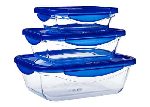 Image of Pyrex® - Cook & Go - Set of 3 Rectangular Boxes