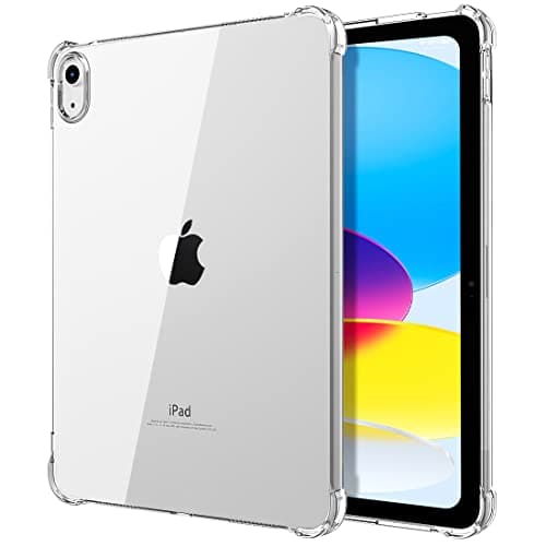 Image of TiMOVO Clear Case for iPad (A16) 11th Generation 11 Inch 2025, iPad 10th Generation Case 10.9 Inch 2022, Slim & Lightweight Soft TPU Transparent Back Protective Cover, Clear