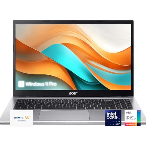 Image of acer Aspire 3 Laptop | 15.6" FHD | Intel Core i7-1165G7 | Quad-core | Intel Iris Xe Graphics | 20GB RAM | 512GB PCIe SSD | Wi-Fi 6 | Long Battery Life | Windows 11 Pro | w/WOWPC OS Recovery USB