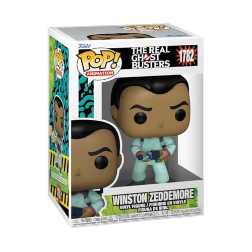 Image of Funko Pop! Animation: TRG - Winston Zeddemore - The Real Ghostbusters - Vinyl Collectible Figure - Gift Idea - Official Merchandise - Toy for Children and Adults - Cartoon Fans