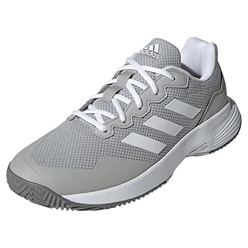 Image of adidas Men's GameCourt 2 Tennis Shoe, Grey Two/White/Grey Three, 11.5