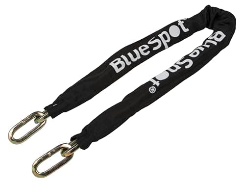 Image of Bluespot 77077 Motorbike Bike Security Chain 3FT x 8MM Square Link with Nylon Sleeve