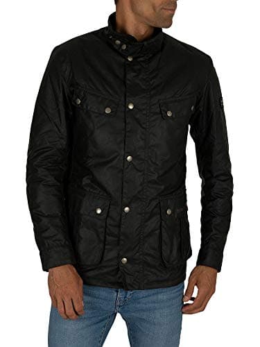 Image of Barbour International Men's Waxed Duke Jacket Sage S