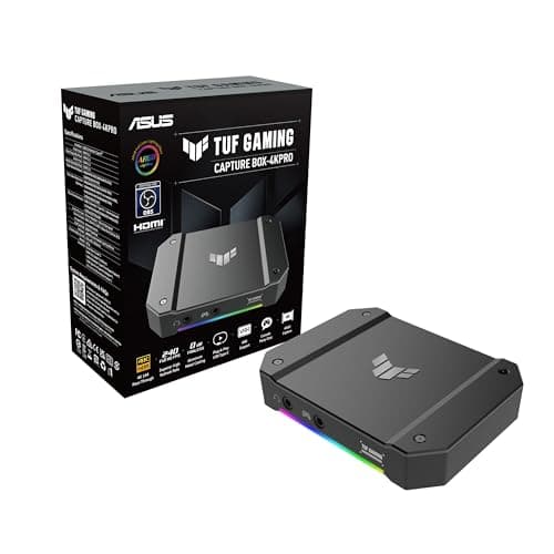 Image of ASUS TUF GAMING CAPTURE BOX-4KPRO (4K144, 2K144, Full HD 240 HDR Passthrough, 4K60, 2K120, Full HD 120 Capture, USB Type-C 32 Gen 2, HDMI 21, VRR Supported, On-board Scaling, Certified for OBS)
