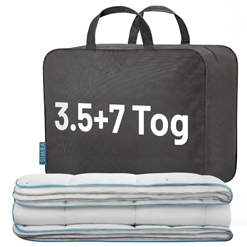 Image of Simba Hybrid 3-in-1 Duvet – Stratos cool touch tech – Adjustable 3.5/7/10.5 Tog – Single Size (135 x 200 cm)