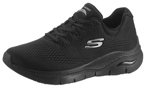 Image of Skechers Women's Arch Fit Big Appeal Trainers, Black Mesh / Trim, 4.5 UK