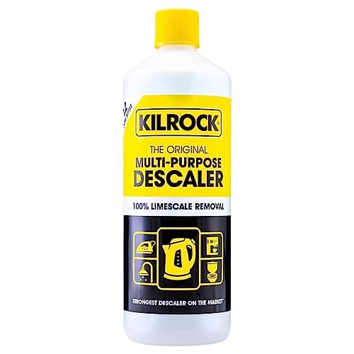 Image of Kilrock Mega-K Multi-Purpose Descaler 1 Litre (12 Doses) - Limescale Descaling for Kettles, Shower Heads & Coffee Machines - Biodegradable and Phosphate Free