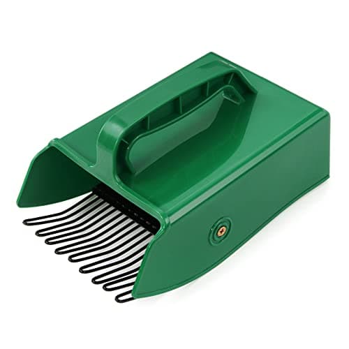 Image of GUGULUZA Berry Picker Comb Plastic Blueberry Rake Scoop for Fruit Harvesting 24 * 14 cm (Green)