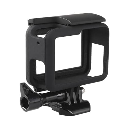 Image of Frame Mount Case for GoPro Hero 5/6/7 (2018), Black Action Camera Case, Side and Top Opening Protective Housing Cases with Quick Release Bracket