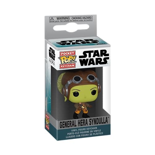 Image of Funko Pop! Keychain: Ahsoka - General Hera Syndulla - Star Wars Novelty Keyring - Collectable Mini Figure - Stocking Filler - Gift Idea - Official Merchandise - TV Fans - Backpack Decor