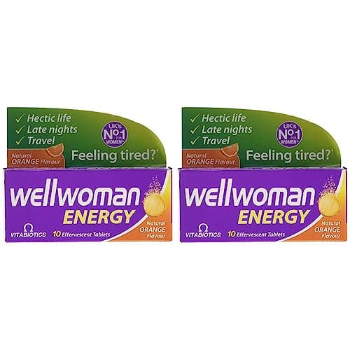 Image of Vitabiotics Wellwoman Energy Natural Orange Flavour (10 Tablets) (Pack of 2)