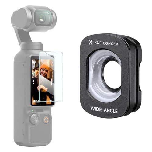 Image of K&F CONCEPT Magnetic Wide Angle Lens Compatible with DJI OSMO POCKET 3/4, Wide Filter External Expanded View Lens Accessories