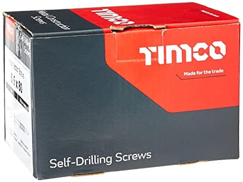 Image of TIMCO Metal Construction Heavy Section Screws - 5.5 x 80mm - Hex - Self-Drilling - Zinc