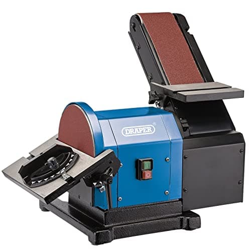 Image of Draper 98525 Belt and Disc Sander, 500W, 230V,Blue and Black,One Size