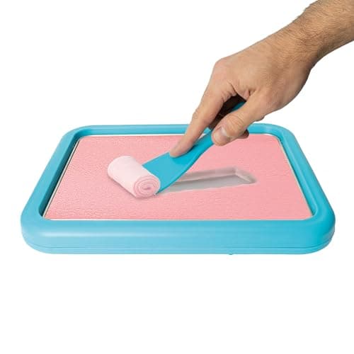 Image of Treat Factory Mini Rolled Ice Cream Maker Frozen Yogurt Roller Freezable Tray