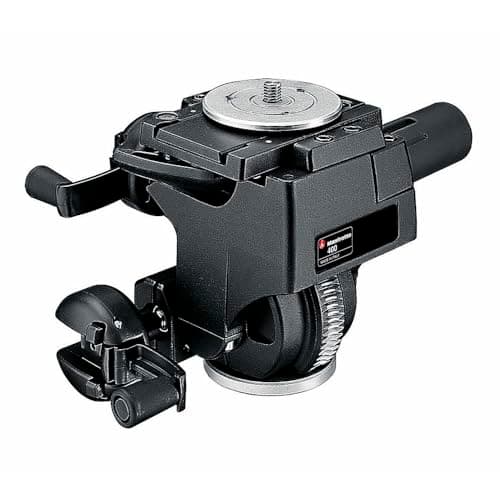 Image of Manfrotto 400 Studio Geared Head, Camera Tripod Head, 3-Axis Movement, High Precision, Photography Equipment, Camera, Content Creation, Vlogging , Black